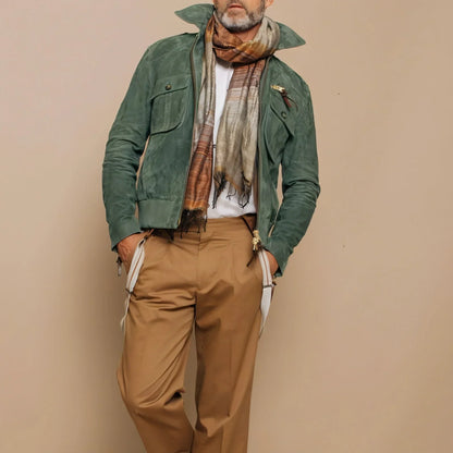 1.A Slim Fit Solid Color Fashion Jacket For Men - Which Mark