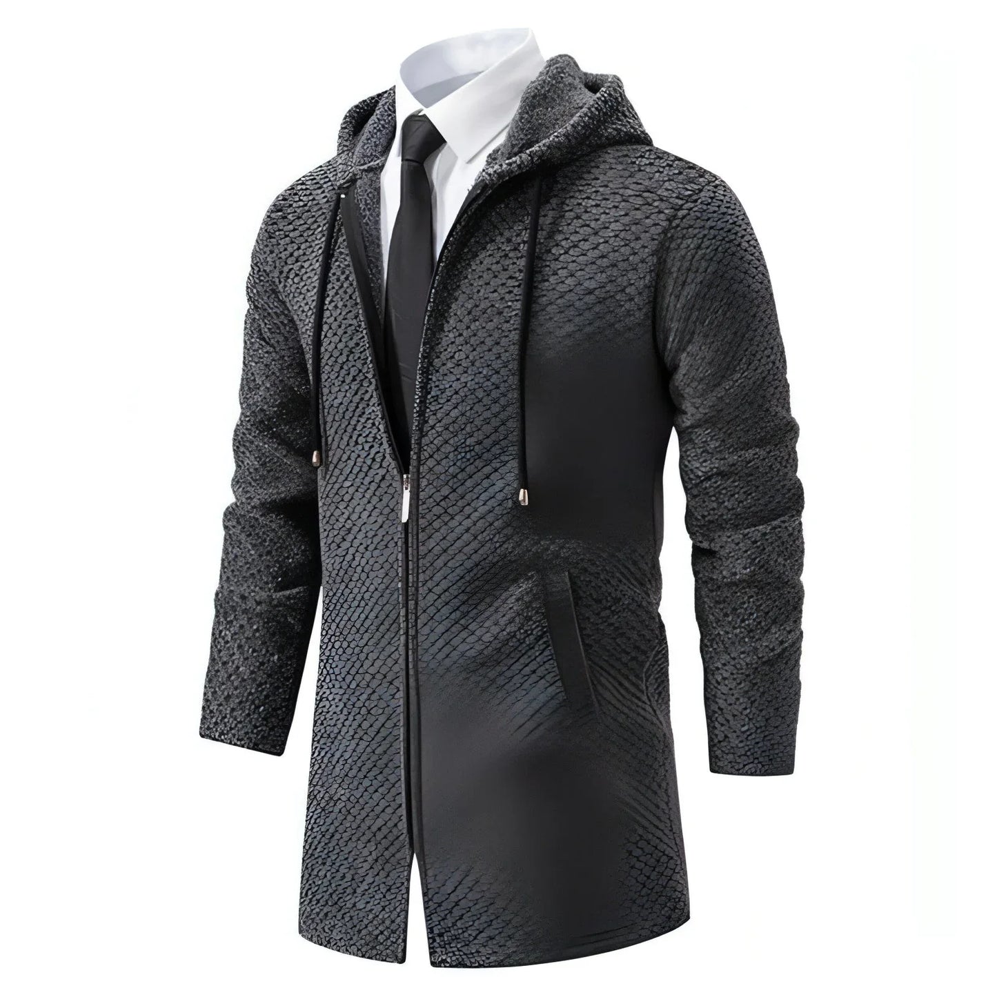 A.1 Men's Solid Color Cardigan Sweater - Which Mark