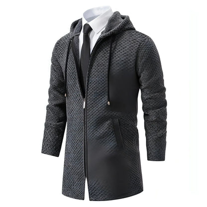 A.1 Men's Solid Color Cardigan Sweater - Which Mark