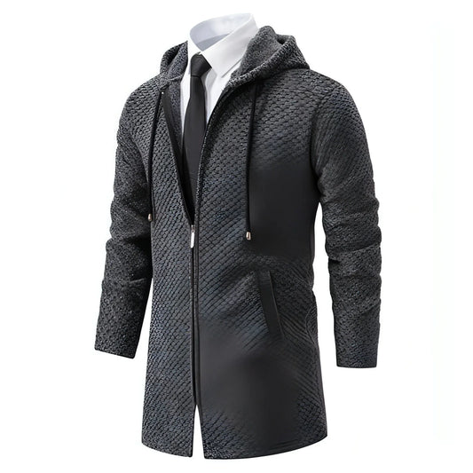 A.1 Men's Solid Color Cardigan Sweater - Which Mark