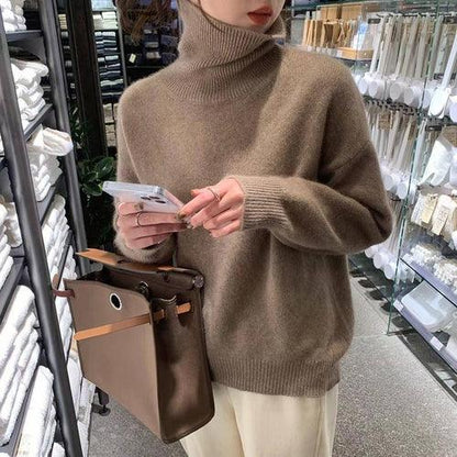 Women's All-match Knitted Pullover Sweater - Which Mark