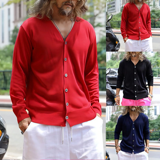 Knitted Sweater Men's Top - Which Mark