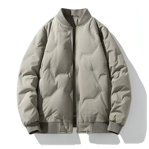 A. White Duck Down Thickened Warm Trendy Winter Men JACKET - Which Mark