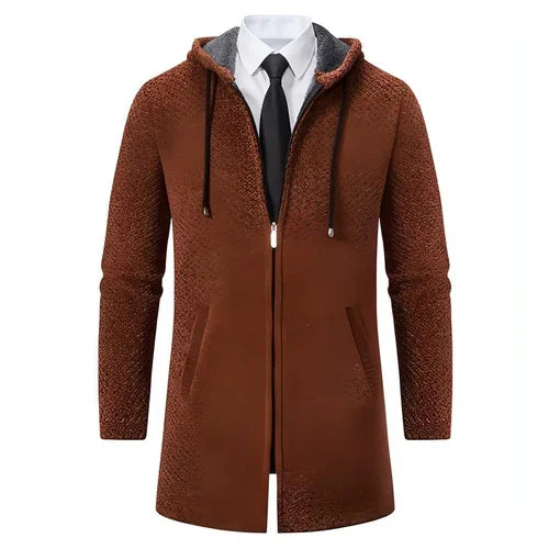A.1 Men's Solid Color Cardigan Sweater - Which Mark