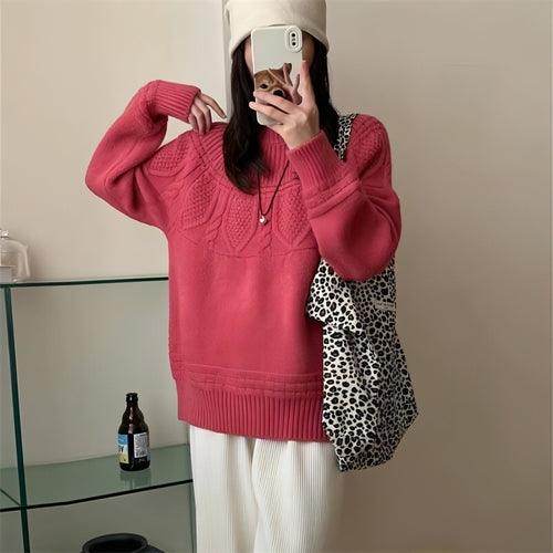 French Retro Soft Glutinous Twisted Sweater For Women - Which Mark