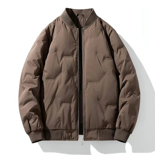 A. White Duck Down Thickened Warm Trendy Winter Men JACKET - Which Mark