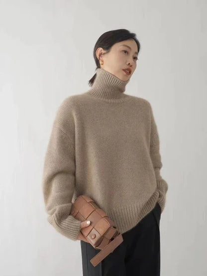 Women's All-match Knitted Pullover Sweater - Which Mark