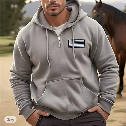 Sweater Men's Autumn New Casual Fashion Fashion Brand Hooded Trend - Which Mark
