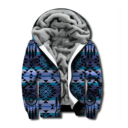 Men's Hooded Printed Sweater - Which Mark
