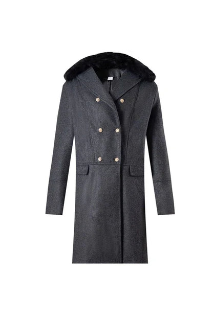 Casual Woolen Men's Trench Coat Men - Which Mark