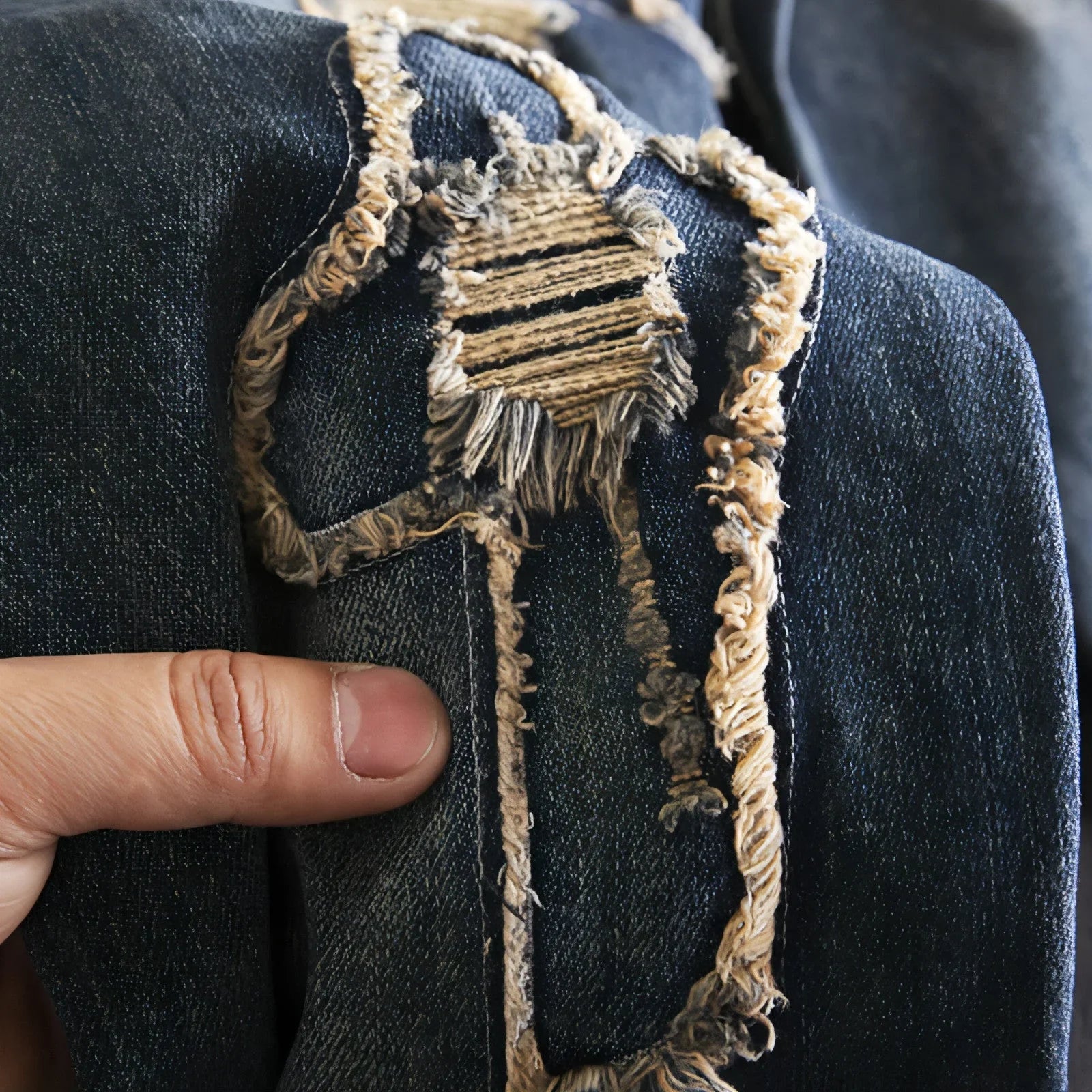 Retro Fashion And Personalized Ripped Jeans For Men - Which Mark