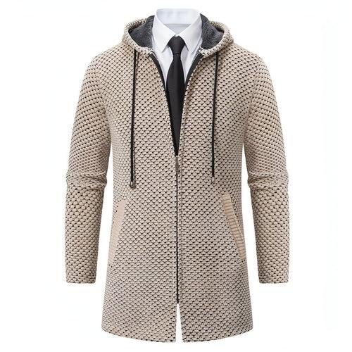 A.1 Men's Solid Color Cardigan Sweater - Which Mark