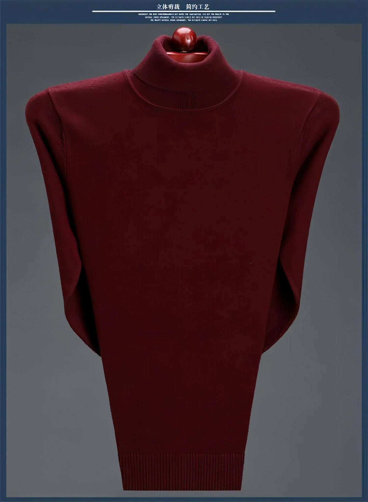 Cashmere Sweater High Neck Thickened Young And Middle-aged Men - Which Mark