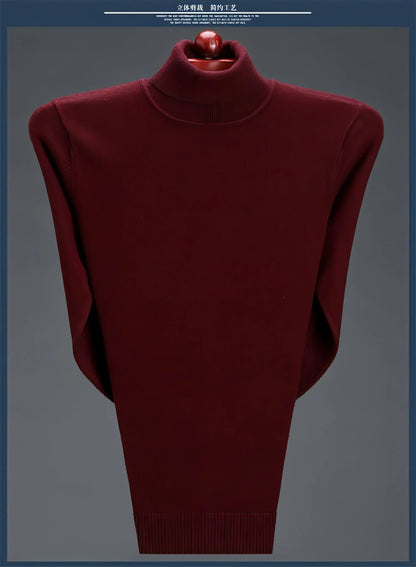 Cashmere Sweater High Neck Thickened Young And Middle-aged Men - Which Mark
