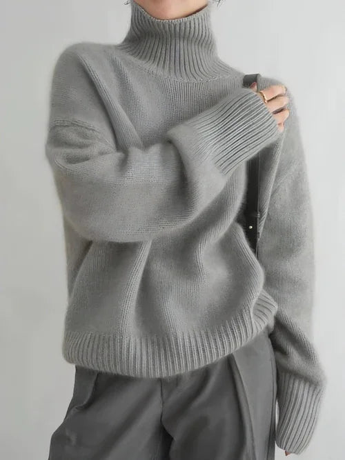 Women's All-match Knitted Pullover Sweater - Which Mark