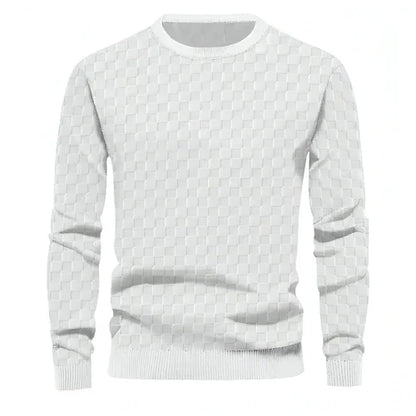 Crew Neck Casual Base Long Sleeve T-Shirt Men - Which Mark