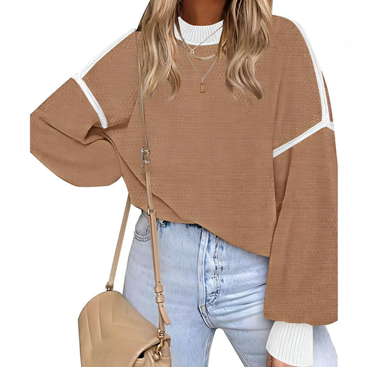 A.1 Women Loose Casual Sweater - Which Mark