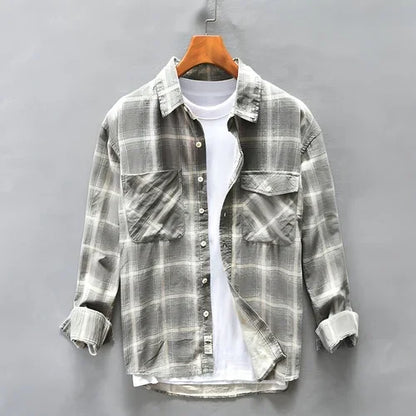 PlaidCraft™ – Pure Cotton Check Shirt for Men - Which Mark