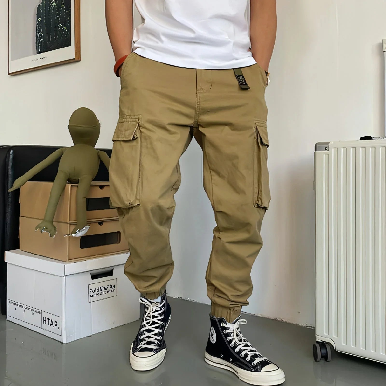 UrbanRip™ Men's Fashion Casual Cotton Pants - Which Mark
