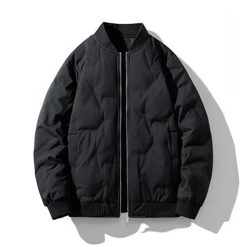 A. White Duck Down Thickened Warm Trendy Winter Men JACKET - Which Mark