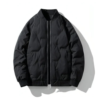 A. White Duck Down Thickened Warm Trendy Winter Men JACKET - Which Mark