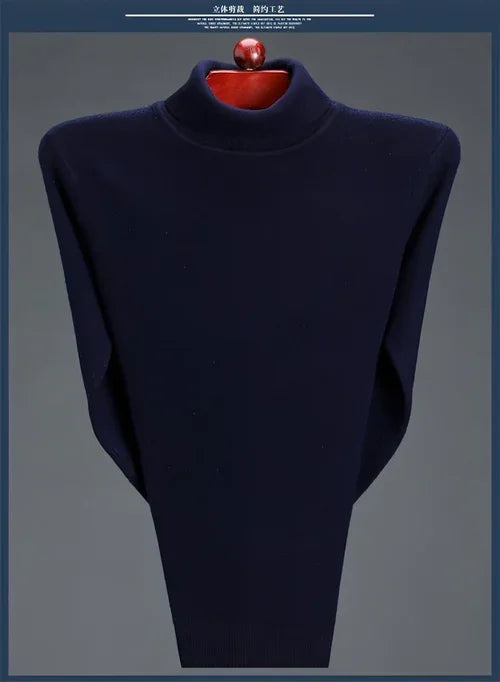 Cashmere Sweater High Neck Thickened Young And Middle-aged Men - Which Mark