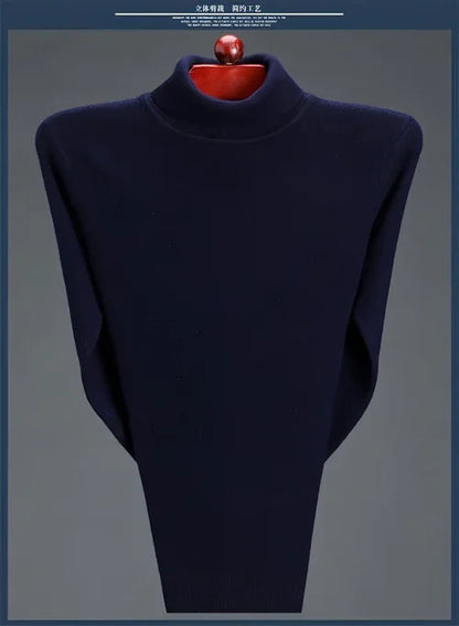 Cashmere Sweater High Neck Thickened Young And Middle-aged Men - Which Mark