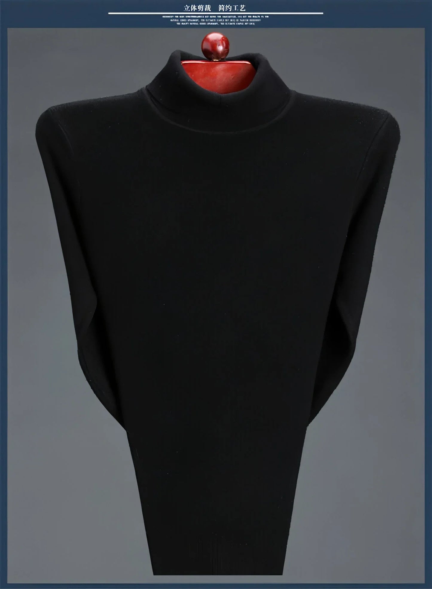 Cashmere Sweater High Neck Thickened Young And Middle-aged Men - Which Mark
