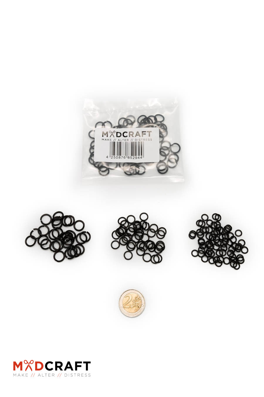 Chain Rings Black Stainless Steel - Which Mark