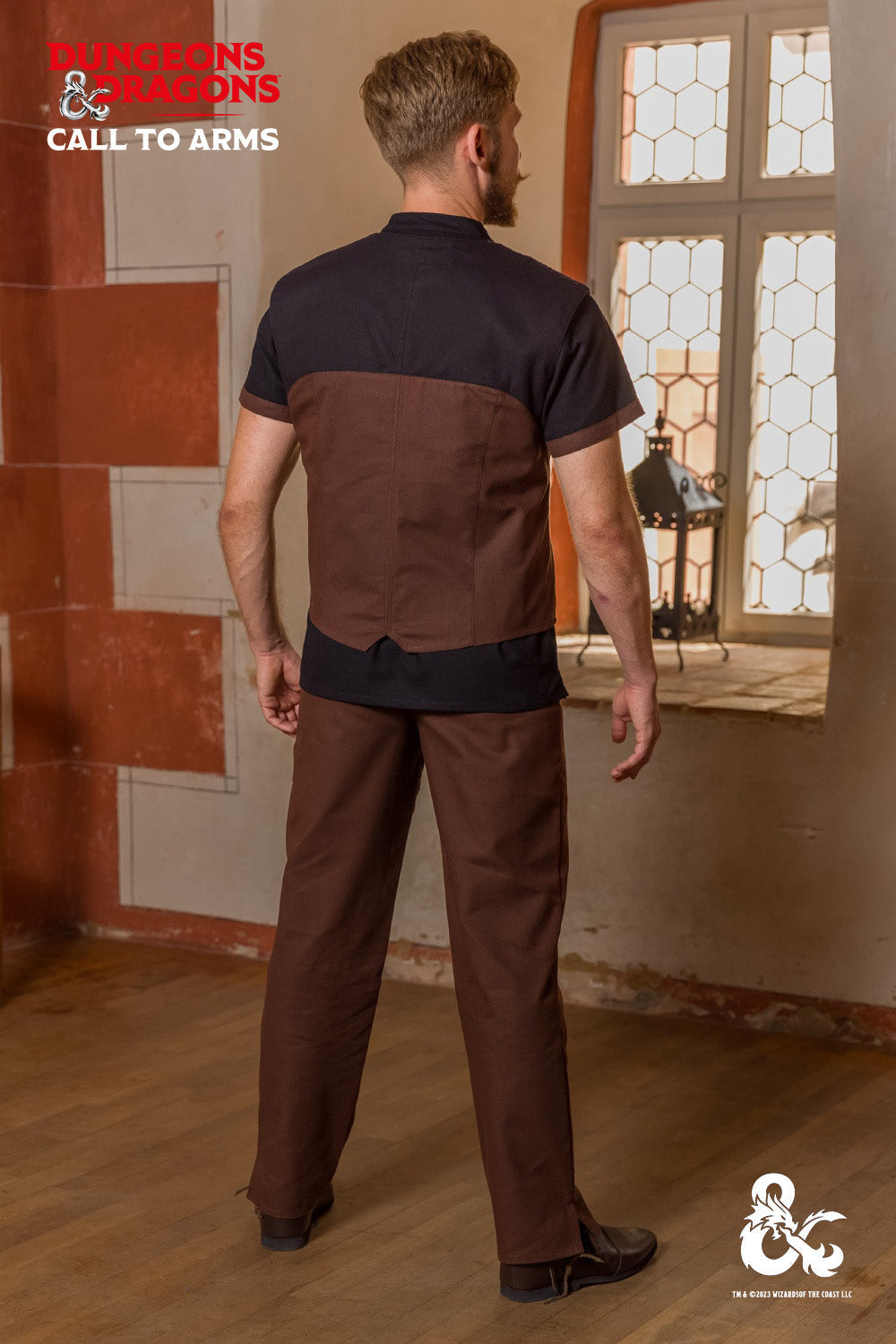 Dungeons & Dragons Rogue Hooded Vest Brown - Which Mark