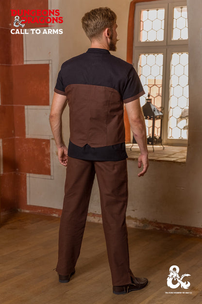 Dungeons & Dragons Rogue Hooded Vest Brown - Which Mark