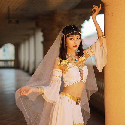 Belly Dance Carnival Egyptian Princess Costume Greek Goddess Outfit - Which Mark