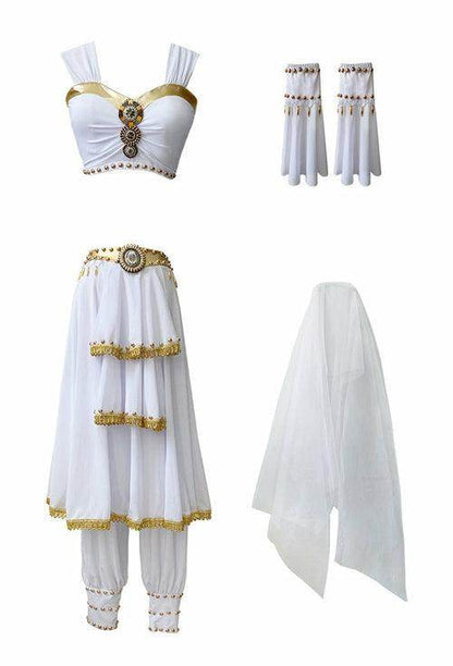 Belly Dance Carnival Egyptian Princess Costume Greek Goddess Outfit - Which Mark
