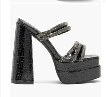 CHASE AND CHLOE Embellished Multi Strap Sandal (Women) - Which Mark