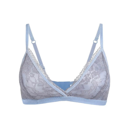 Serenity - Lace Organic Cotton & Silk Bralette - Which Mark