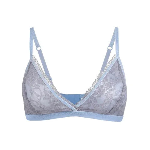 Serenity - Lace Organic Cotton & Silk Bralette - Which Mark