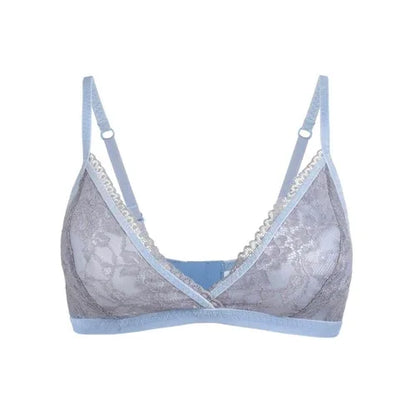 Serenity - Lace Organic Cotton & Silk Bralette - Which Mark