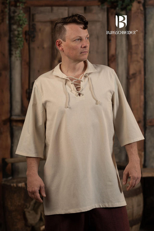 Summer Lace-Up Shirt Aton Natural - Which Mark