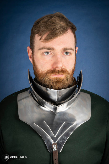 Articulated Gorget with Bevor 1450-1520 1,6mm Polished - Which Mark