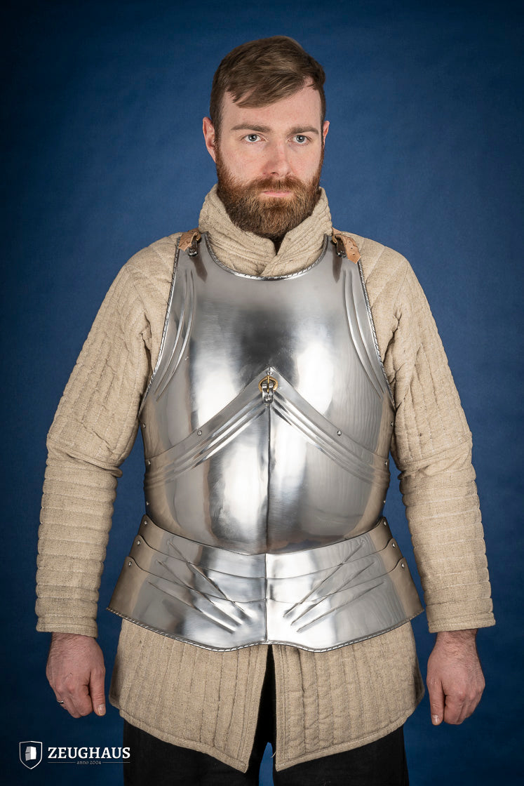 German Breastplate 15th Cent. 1,2mm Polished - Which Mark