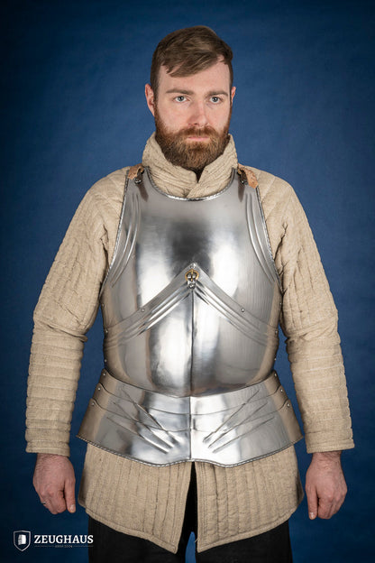 German Breastplate 15th Cent. 1,2mm Polished - Which Mark