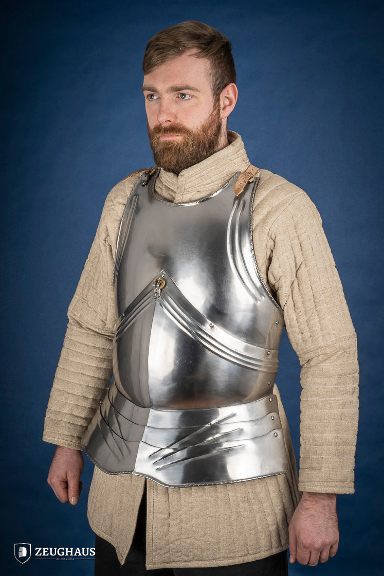 German Breastplate 15th Cent. 1,2mm Polished - Which Mark