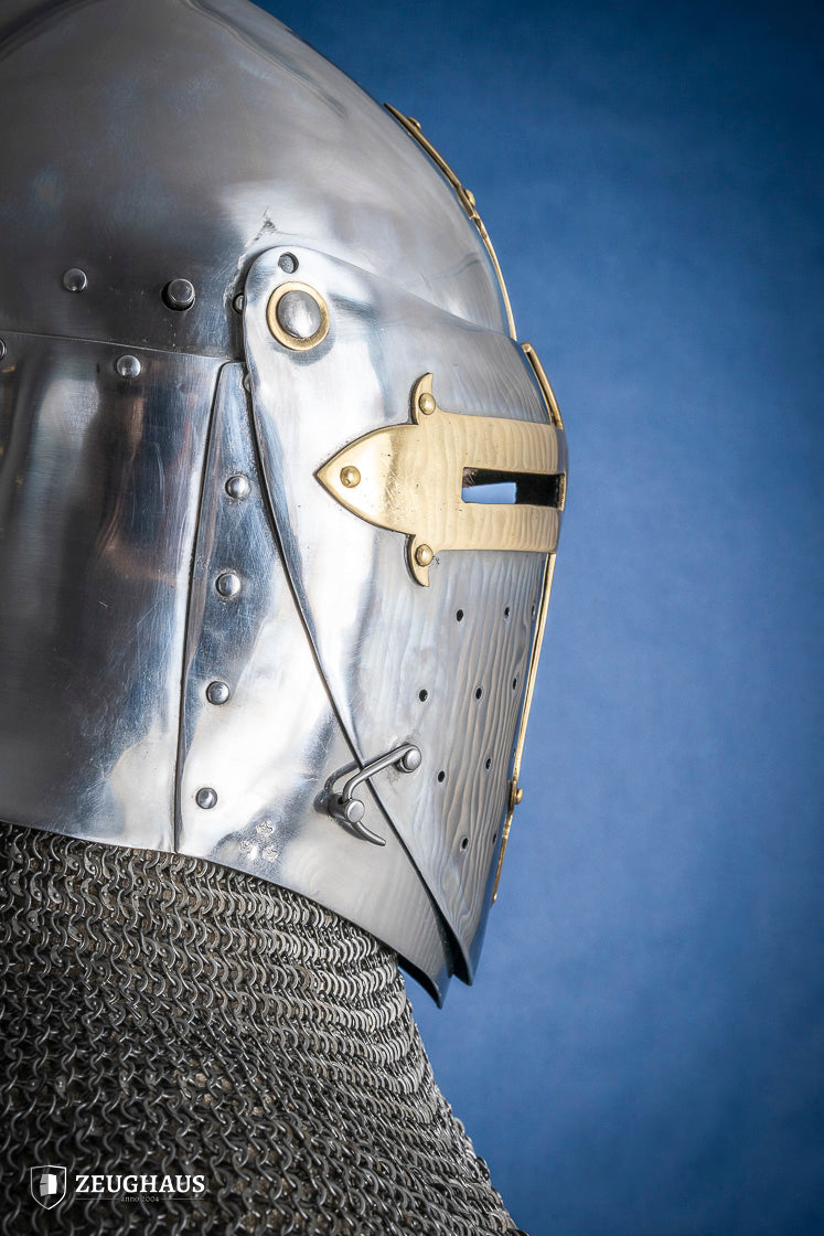 Sugar Loaf Helmet with Visor 1,6mm with Brass - Which Mark