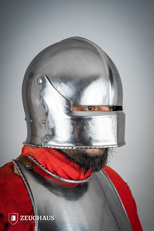 Swiss Sallet Helmet 1,6mm Polished - Which Mark