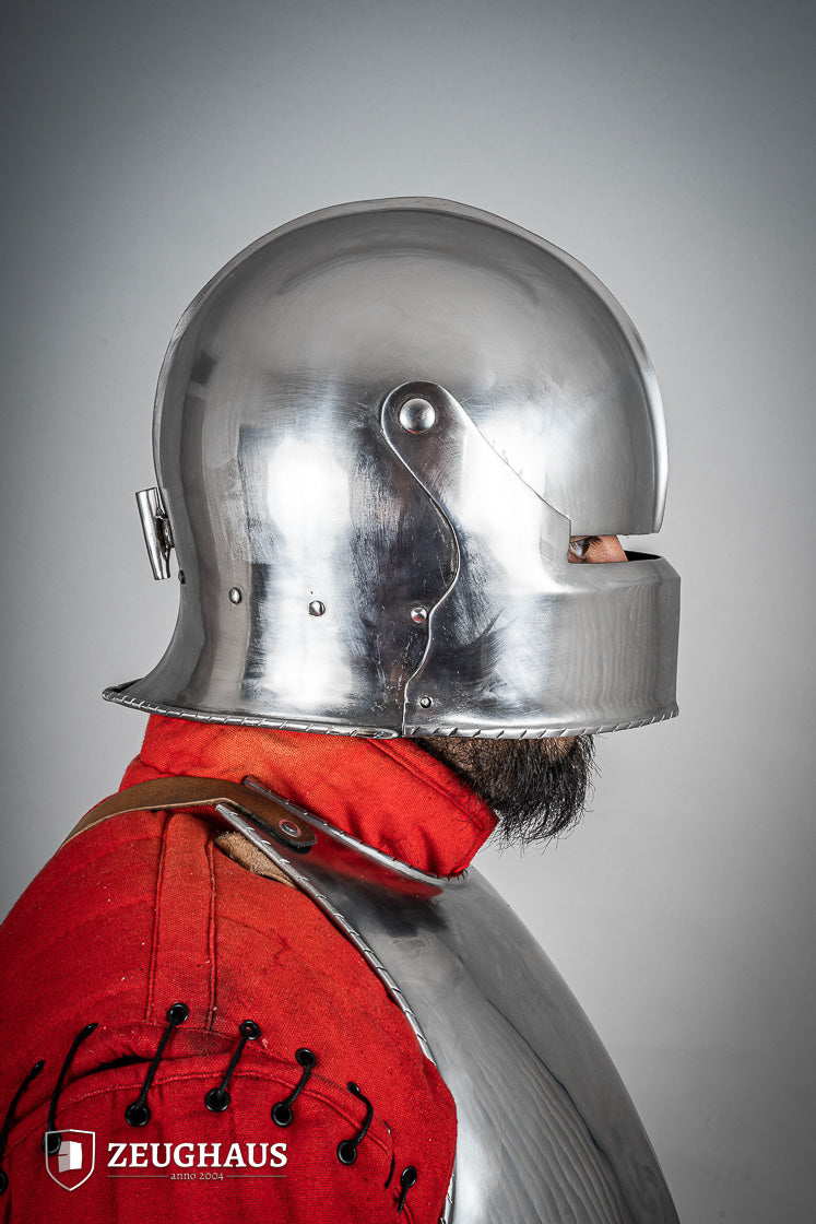 Swiss Sallet Helmet 1,6mm Polished - Which Mark