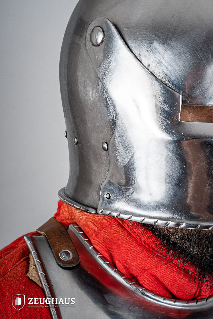Swiss Sallet Helmet 1,6mm Polished - Which Mark