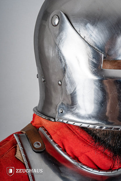 Swiss Sallet Helmet 1,6mm Polished - Which Mark