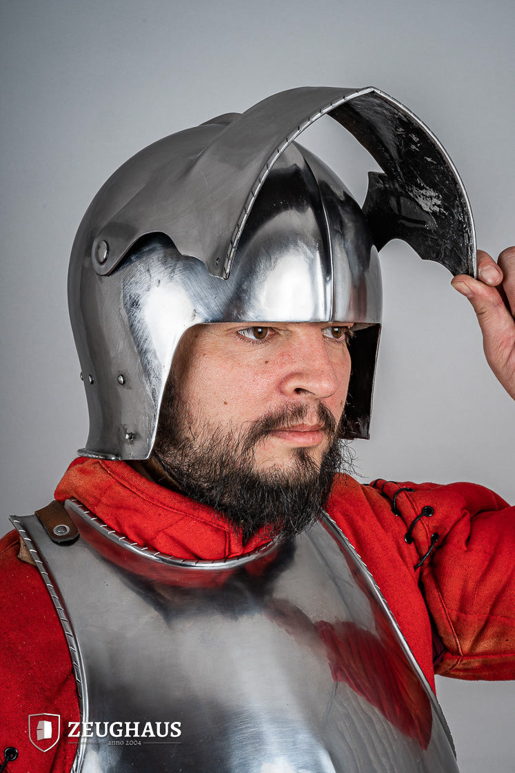 Swiss Sallet Helmet 1,6mm Polished - Which Mark