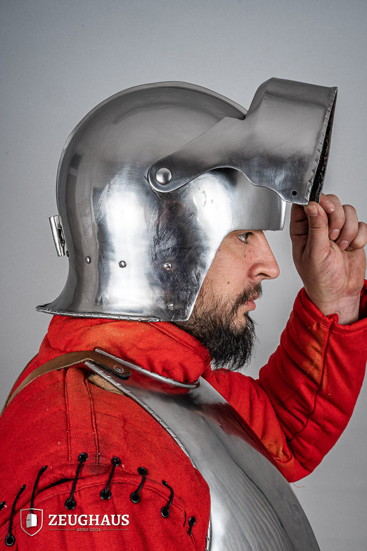 Swiss Sallet Helmet 1,6mm Polished - Which Mark