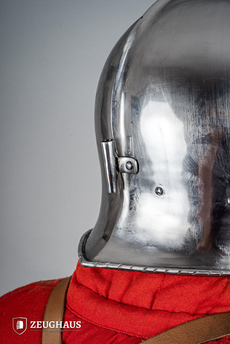 Swiss Sallet Helmet 1,6mm Polished - Which Mark